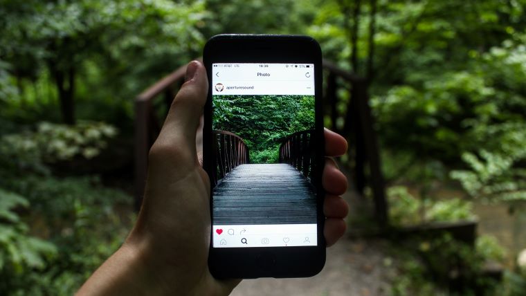Insta iPhone på bro